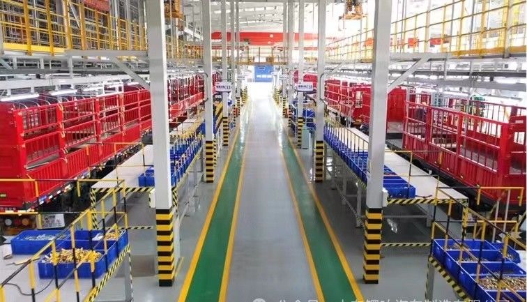 Wuhan Lincheng Longyue Automobile Sales Co., Ltd. ligne de production du fabricant