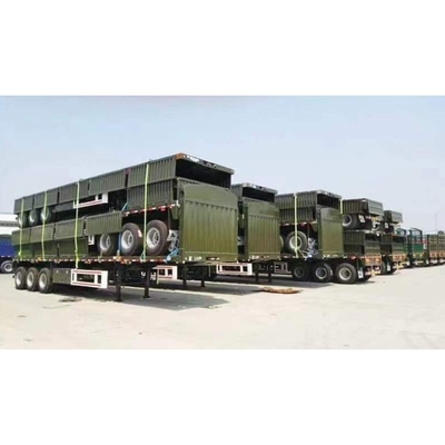Semi-remorque à revêtement en poudre par électrophorèse KTL pour camion de transport de la criminalité par signalisation CIMC