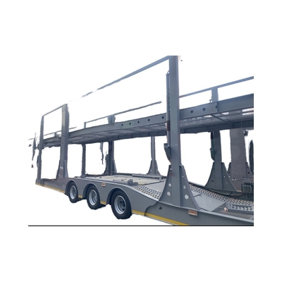 Véhicule de transport automobile semi-remorque véhicule de transport à deux étages avec suspension pneumatique