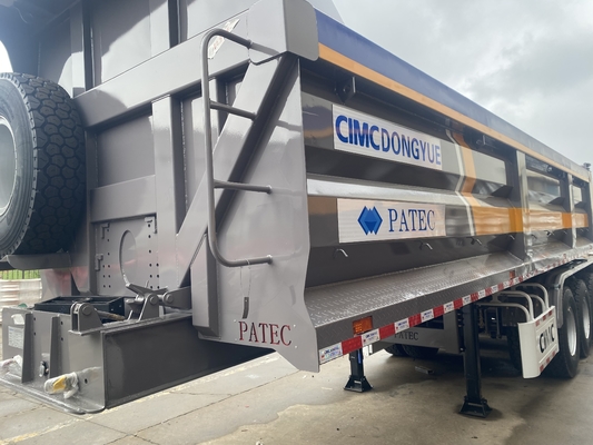 CIMC tout neuf camion de décharge minière d'occasion à trois essieux camion de transport de marchandises