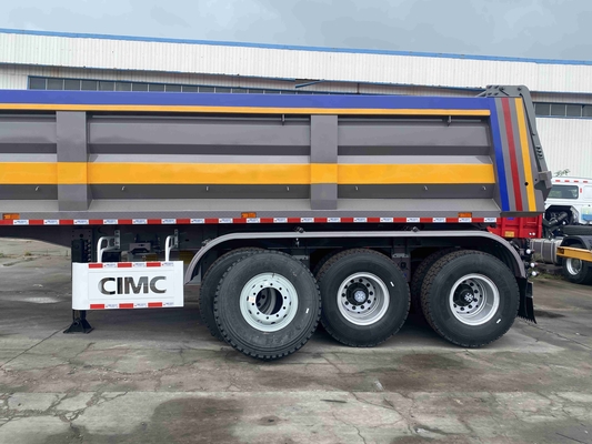 CIMC Camion à trois axes semi-remorque à hautes performances Camion de transport d'inventaire