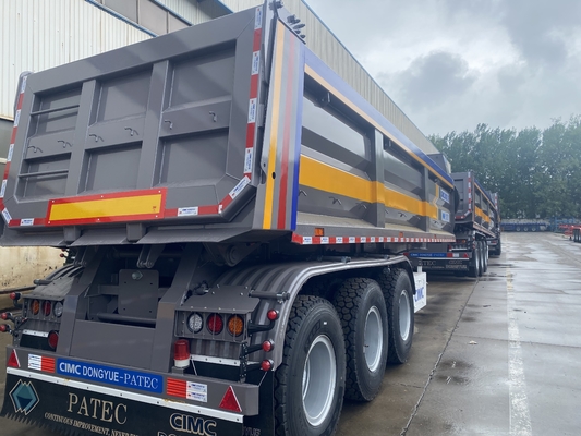 CIMC 3 axes/ 2 axes camions à décharges semi-remorque