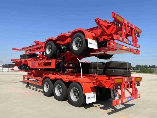 CIMC 3 essieux 20FT 40ft conteneur remorque squelette semi-remorque