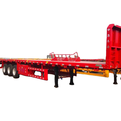 CIMC 2/3/4 essieux nouvelle usine personnalisée 12m 13m 14m 40t 60t 80t 100t Afrique conteneur transport de marchandises plateau pont semi-remorque