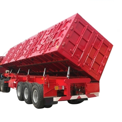 CIMC 40FT 3 Poids de l'essieu 8,5 t 1300*2500 mm Suspension mécanique lourde 13pc printemps à feuilles de mur Semi-remorque à roulement latéral