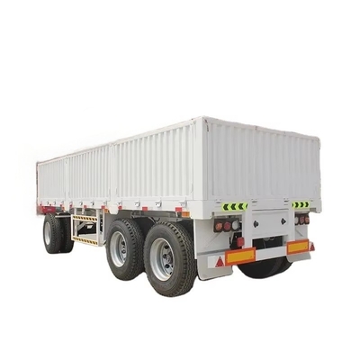 CIMC 40FT 2 essieux 7.5T tare poids 12.4*2.48m charge utile 40T marque JOST deux vitesses manuelle de fonctionnement du train d'atterrissage clôture semi-remorque