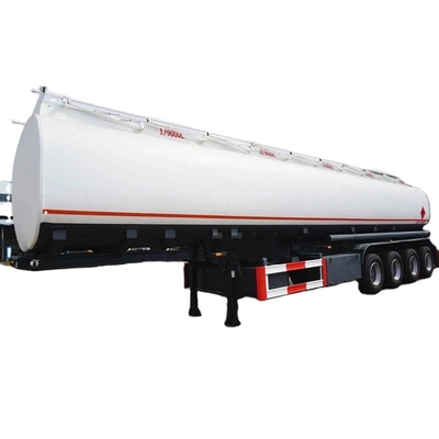 CIMC 4 essieux 54000litres 6 compartiments Trailers de réservoirs de carburant d'huile de transformation alimentaire