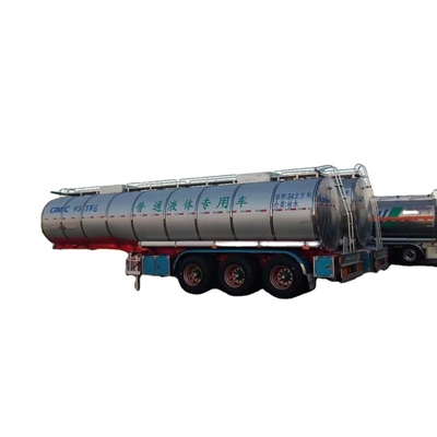 CIMC fabricant chinois 3 axes alliage d'aluminium pétrolier camion-citerne prix d'usine semi-remorque