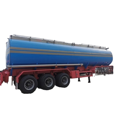 CIMC Q370R 13150*2500*4100mm 1 compartiment 15000kgs Poids du char 10 pièces feuilles printemps 45CBM 3 essieux transport de GNL réservoir Semi-remorque