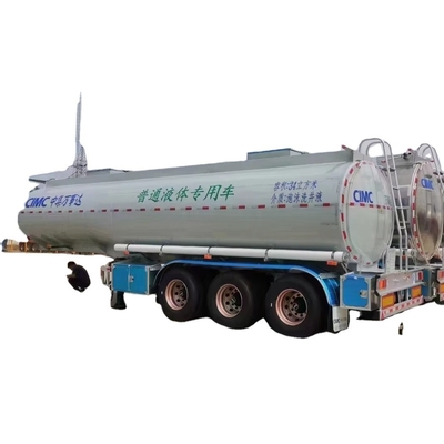 CIMC Ventes directes du fabricant chinois Camion-citerne à trois axes en alliage d'aluminium Camion-citerne à carburant