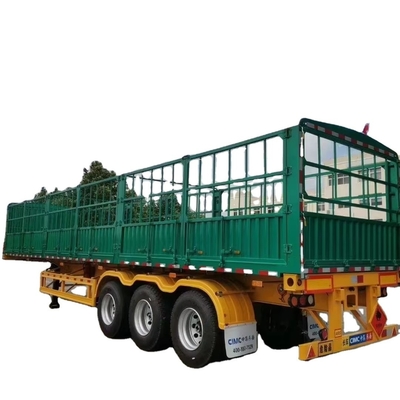 CIMC Haute qualité 3 axes clôture camion de fret semi-remorque remorque clôture mur de côté semi-remorque Chine fournisseur Ventes directes