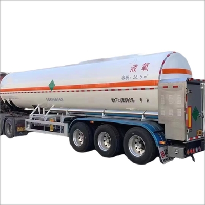 CIMC acier au carbone à 3 axes 20 à 30 cbms Hydrogène oxygène liquide cryogénique gaz naturel véhicule de transport sous pression