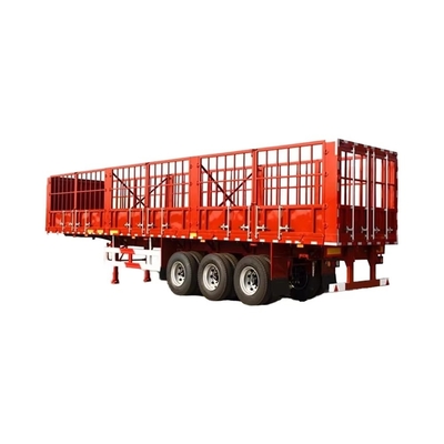 Nouveau modèle de semi-remorque de clôture pour le transport d'animaux ou le transport lourd