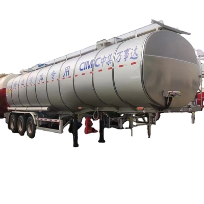 CIMC fer à 3 axes S30408 11450*2500*3900mm masse totale 40T masse de bordure 8200 utilisation EHA fin de récipient épaisseur 4,5mm réservoir liquide ordinaire