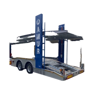 2/3 d'essieu en acier inoxydable 6-10 Land Road Car Trailer Semi Utility Trailer de transport à plat
