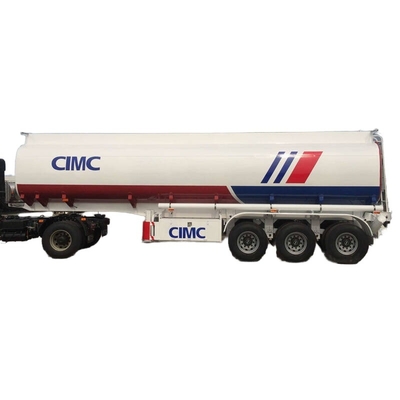 CIMC dernier procédé semi-remorque à réservoir d'huile à trois essieux en acier à haute résistance