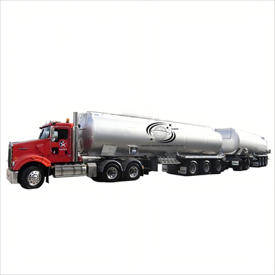 Cisterne de carburant B-Tank avancé Semi-remorque conçue pour le transport sûr et efficace de liquide avec une capacité accrue