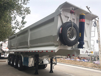 Africa Heavy-Duty Dump Truck Semi-Trailer: conçu pour le transport et le déchargement efficaces de matières en vrac et de déchets