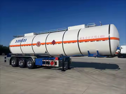 CIMC Stainless Steel LNG Gas With Single Or 2/4 Optional Compartment Cryogenic Trucks