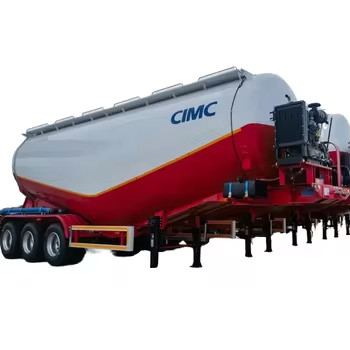 CIMC Dernière conception d'un réservoir de poudre de ciment à grande échelle à haute résistance à trois axes