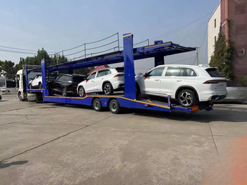 Semi-remorque de transport de voiture fiable pour le transport de voitures efficaces assurant une protection maximale