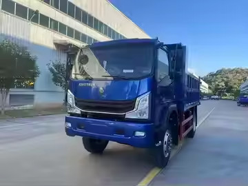 Acier à haute traction personnalisé Couleur facultative 6080*2320*2820mm LHD 4*12 Mini-Truck Tipper