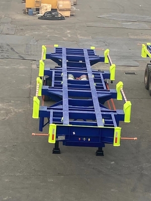 CIMC Fabrique directe Produits de qualité du véhicule 3 essieux Semi-remorque squelettique