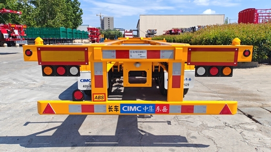 CIMC Transports de conteneurs 2/ 3 Semi-remorque à squelette d'essieu