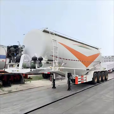CIMC 3 essieux 30 tonnes transport en acier inoxydable farine de blé poudre de carbone matériaux de poudre de camion