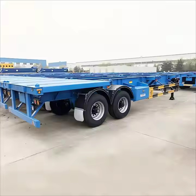 CIMC 2/3 Charge utile sur les essieux 40-45 Tonnes 20/40 Pièces de conteneurs châssis tracteur squelette Semi-remorque