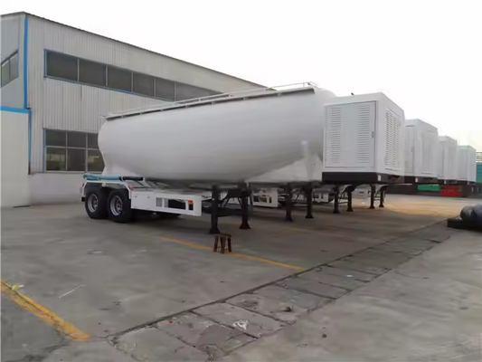 CIMC 2/3 essieux Unité de réservoir V de type 40-60 T Cendre sèche de mouche en poudre Ciment en vrac Cisterne de ciment semi-camion