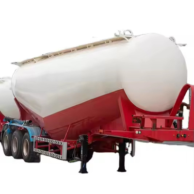 Ciment en vrac, camions-remorques, semi-remorques avec compresseur d'air en acier