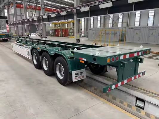 CIMC 3 essieu 40 pieds 20 pieds squelette semi-remorque conteneur châssis pour conteneur pièces de transport
