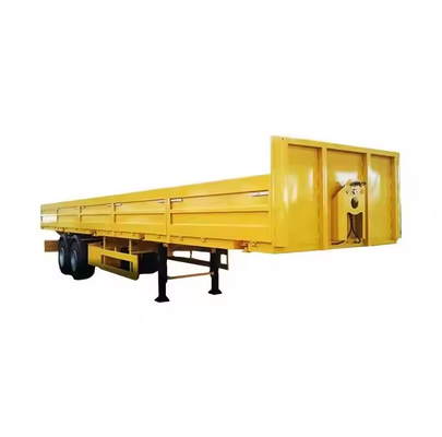 CIMC Cargo Semi-remorque remorque avec 3 essieux 60-80t clôture remorque de fret murale Vente de 4 essieux 3-4 essieux clôture semi-remorque camion