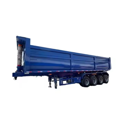 CIMC remorque de camions 3 essieux 4 essieux U type remorque arrière à décharge en forme U semi-remorque à bascule