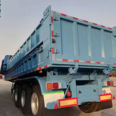 CIMC High Strength Steel 3-Axle Dump Trailer Side Dump Semi-truck avec prix d'usine remorques de camions commerciaux
