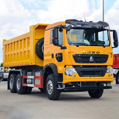Howo Marque 6x4 Camion à ordures 375 chevaux Transmission manuelle Diesel Carburant Nouvelle condition pour la construction en Afrique