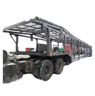 Poids lourd 2 essieux remorqueur de voiture 6-8 remorqueur de véhicule de transport de véhicule de camion remorqueur de style européen remorqueur utilitaire de véhicule avec suspension pneumatique