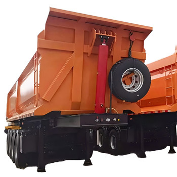 Africa Heavy-Duty Dump Truck Semi-Trailer: conçu pour le transport et le déchargement efficaces de matières en vrac et de déchets