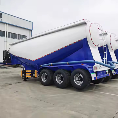 3 essieux de haute qualité 28 à 60 tonnes Ciment en vrac Cisterne semi-remorque Ciment Silo Semi-remorque