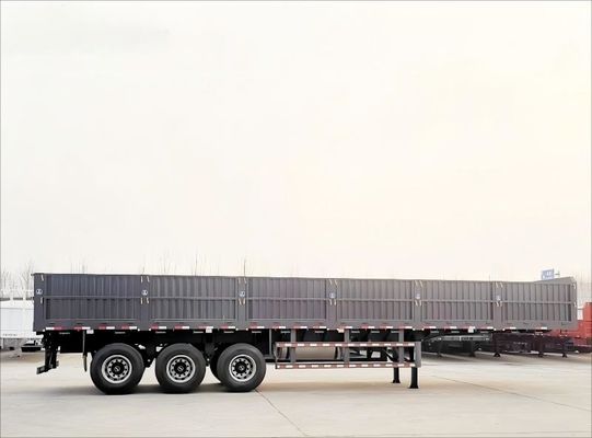 Container à paroi latérale lourde amélioré Semi-remorque polyvalente Transport de conteneurs durable et efficace