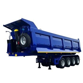 Africa Lourd camion-déchargeur semi-remorque conçu pour le transport et le déchargement efficaces de matières en vrac et de déchets