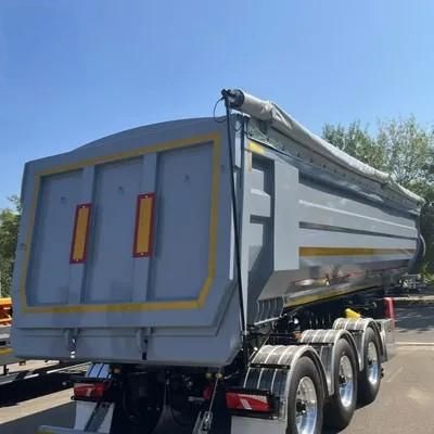 35 mètres cubes en forme de U, 60 tonnes, déchargement hydraulique à l'arrière
