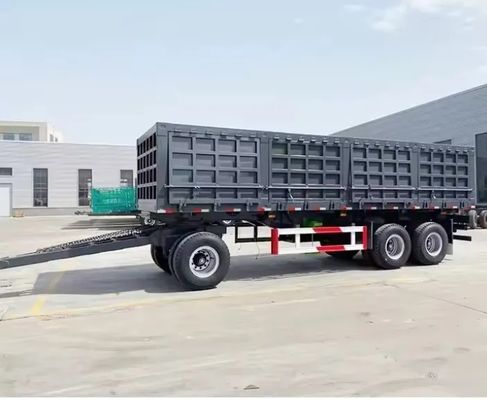 500 mm Q345 Bar de tirage en acier au carbone paroi latérale Full Trailer pour une capacité de charge de 40 à 100 tonnes