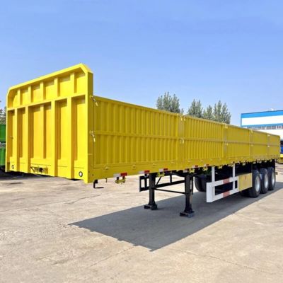 Container à paroi latérale lourde amélioré Semi-remorque polyvalente Transport de conteneurs durable et efficace