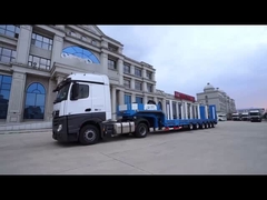 CIMC Heavy Low-Bed Semi-trailer en acier Matériau de camion Trailers avec performance