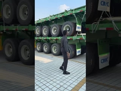 3 essieux personnalisés 60T Container à 20 pieds et 40 pieds emporté en sac Ciment en vrac