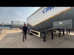 Semi-remorque en ciment